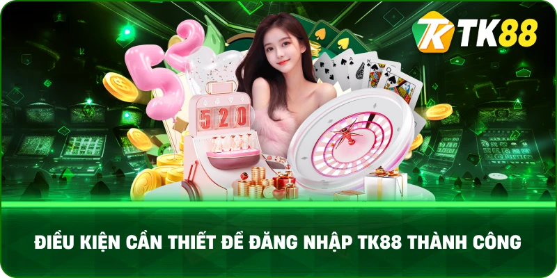 Điều kiện cần thiết để đăng nhập TK88 thành công